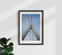Mockup Wandbild von Ben Hammer: Severinsbrücke in Köln bei Sonnenuntergang