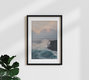 Mockup Fotokunst von Christian Seidenberg: Sonnenuntergang über den Klippen von Bali
