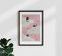 Mockup Illustration by Jonas Loose: playful cats under a pink sky