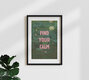 Mockup Illustration von Jonas Loose: entspannende Darstellung von innerer Ruhe und Selbstliebe