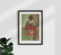 Mockup Wandbild von Jonas Loose: Illustration mit motivierendem Text und lebhaften Farben.