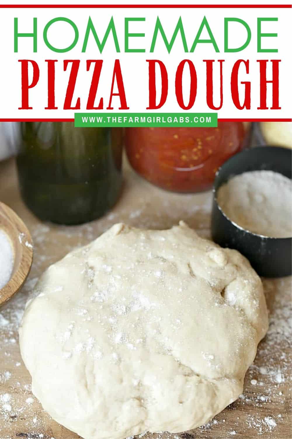 Make any night pizza night! With a few simple ingredients, this Best homemade Pizza Dough recipe is perfect for a tasty homemade pizza dinner at home. #pizzadough #pizzarecipe