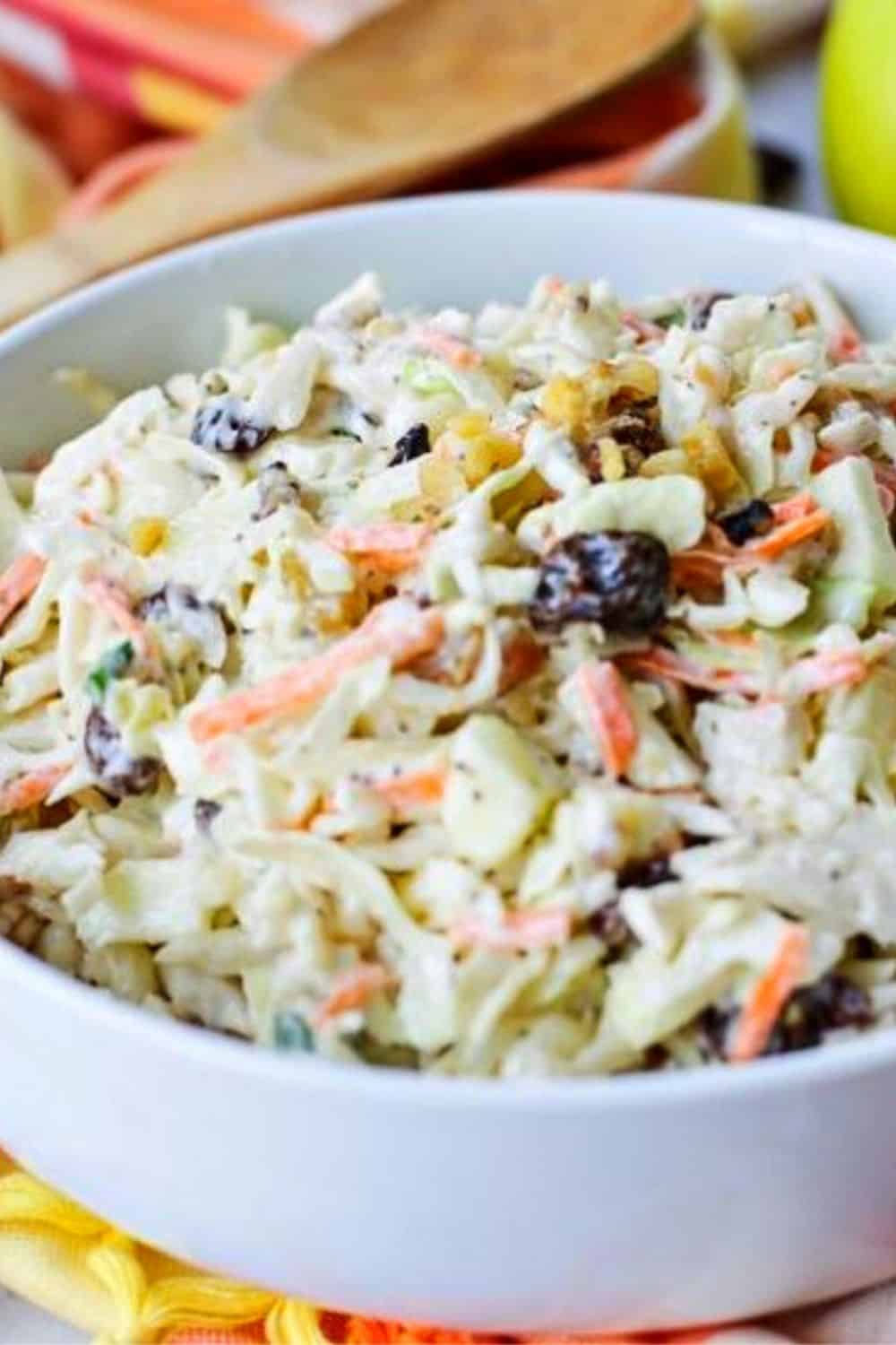 Homemade Apple Raisin Coleslaw The Farm Girl Gabs