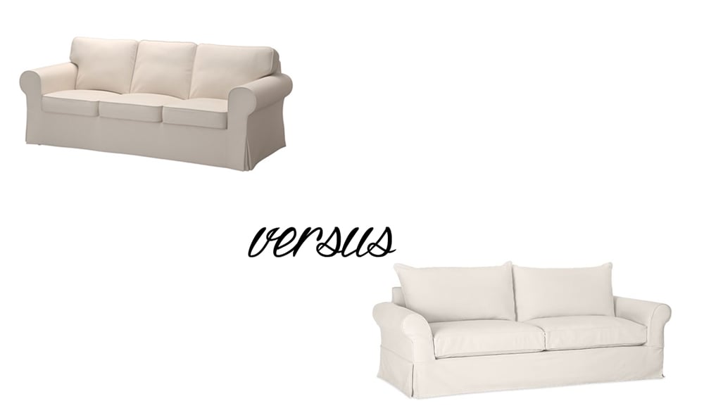 How To Choose A Sofa Ikea Rp Vs Pottery Barn Grand