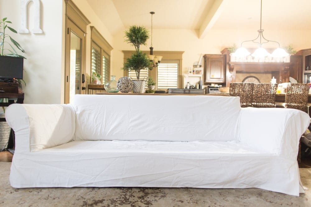 Truth About White Slipcovered Sofa With Kids And Pets Truth About White Slipcovered Sofa With Kids And Pets