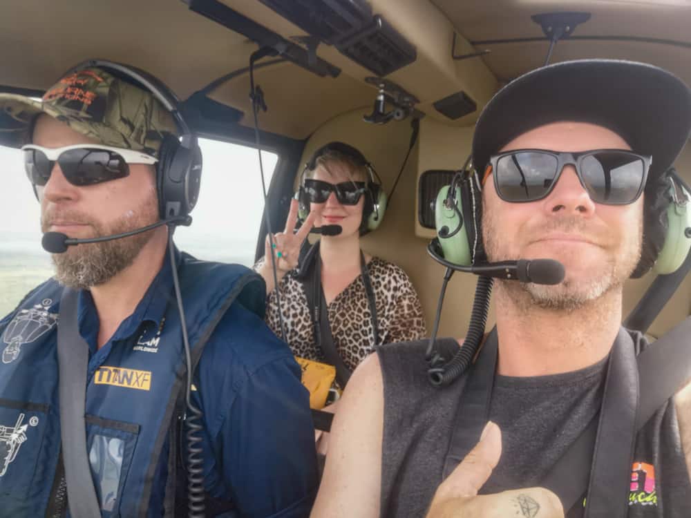 Helicopter pub crawl Darwin