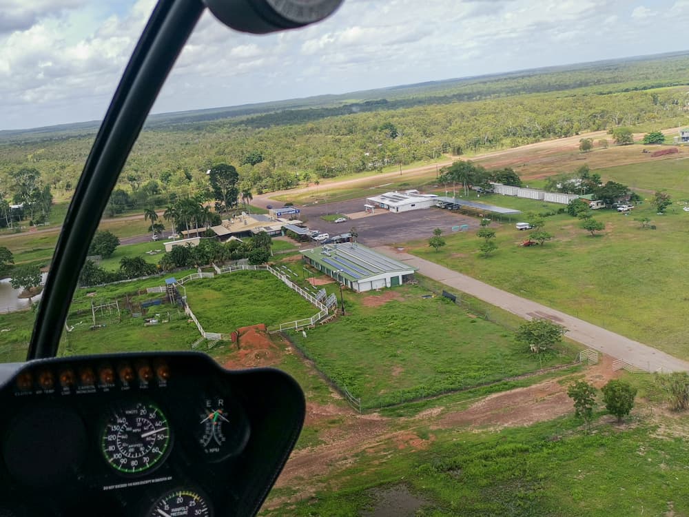 Darwin river tavern from the air