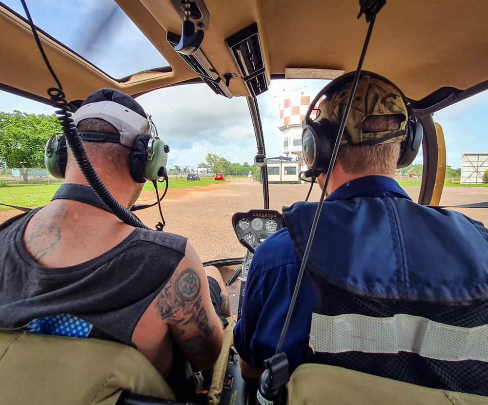 Take off! Heli pub crawl Darwin