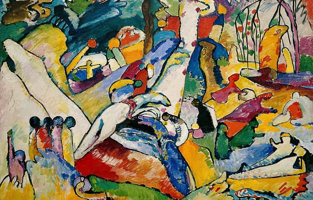 Visita Virtual a 30 Grandes Museus do Mundo 1 Visita Virtual Kandinsky - Composition II