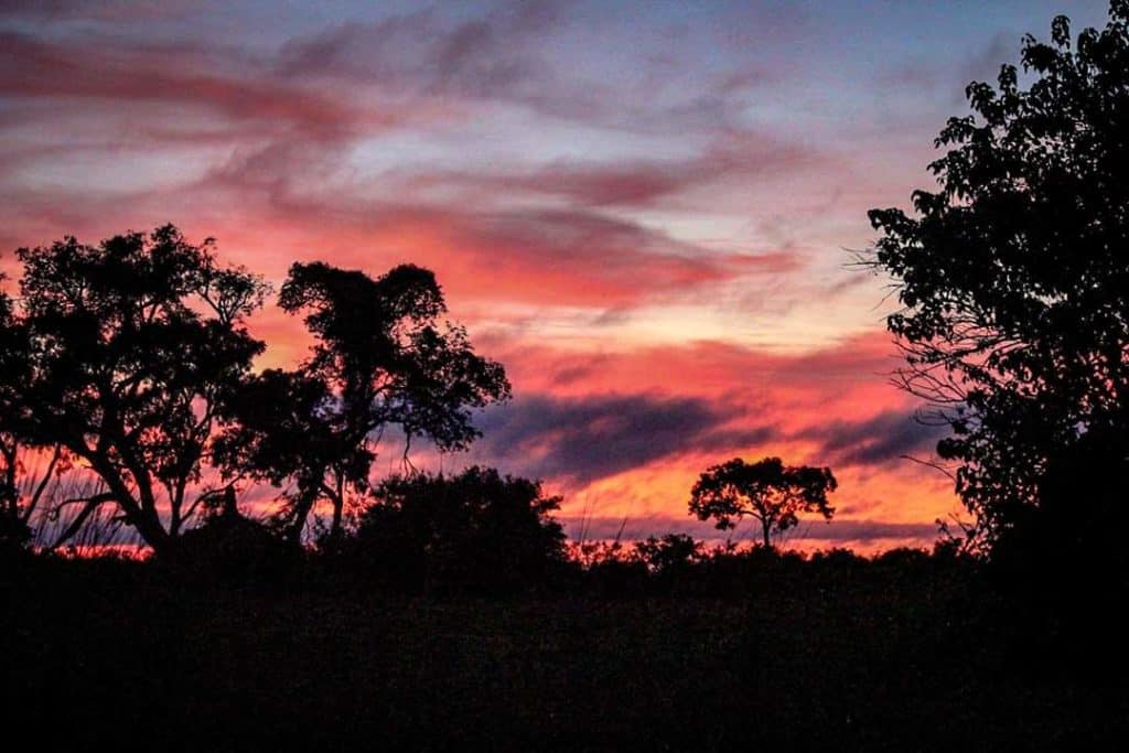 Lots of sunrises while overlanding through Africa