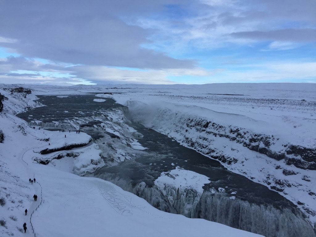 Island - Der Golden Circle und die Südküste Gullfoss Island - Der Golden Circle