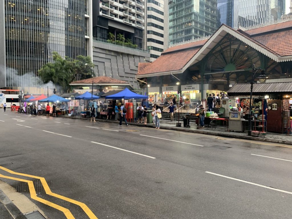 Lau Pa Sat - Foodcorner und Streetfood Lau Pa Sat - Foodcorner und Streetfood