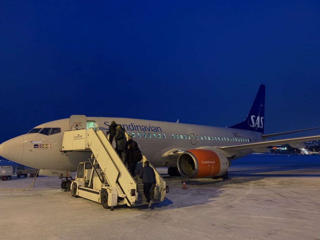 SAS Flug von Tromsø nach Oslo SAS Flug von Tromsø nach Oslo