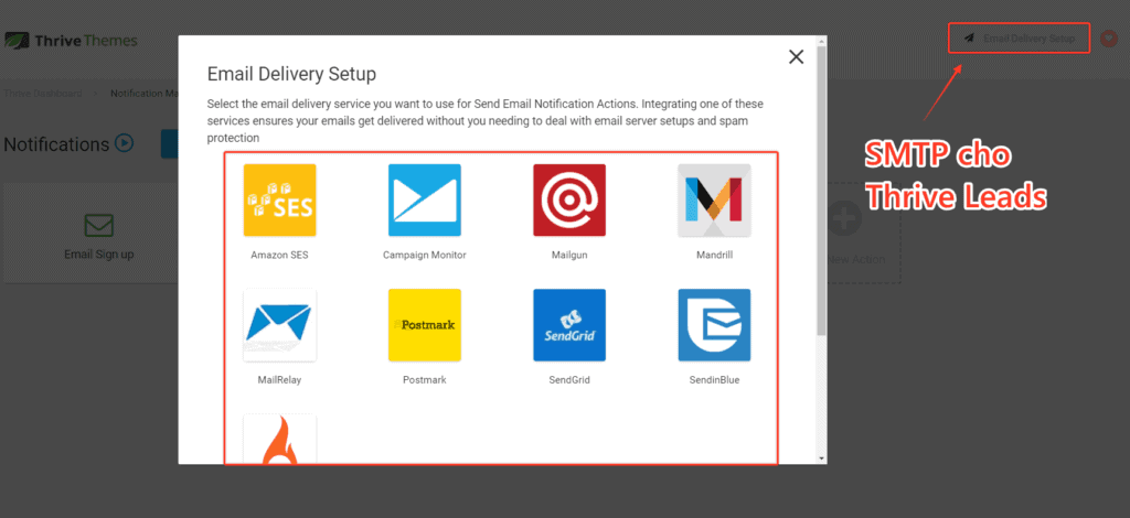 Cai Dat Smtp For Thrive Leads