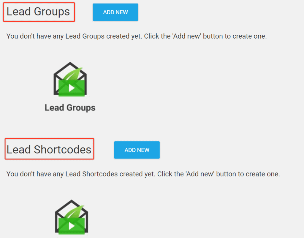 Lead Groups And Lead Shortcode