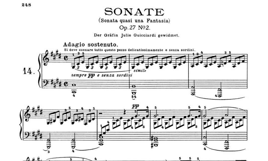 O Que Significa Op. na Música? 1 Sonata Op. 27 Nº 2
