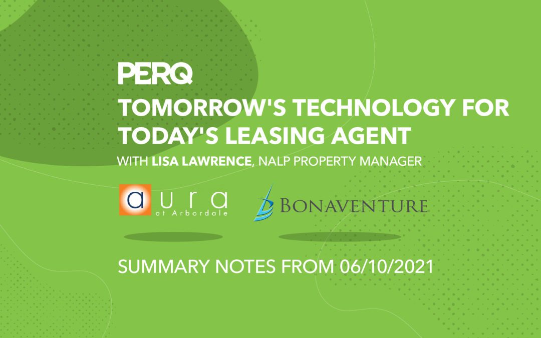 Tomorrow’s Technology for Today’s Leasing Team