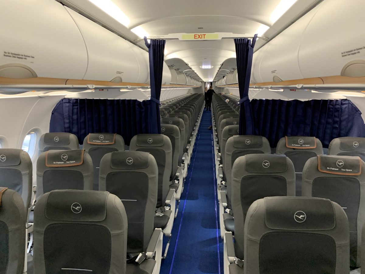 Im A320neo in der Lufthansa Business Class A320neo in der Lufthansa Business Class