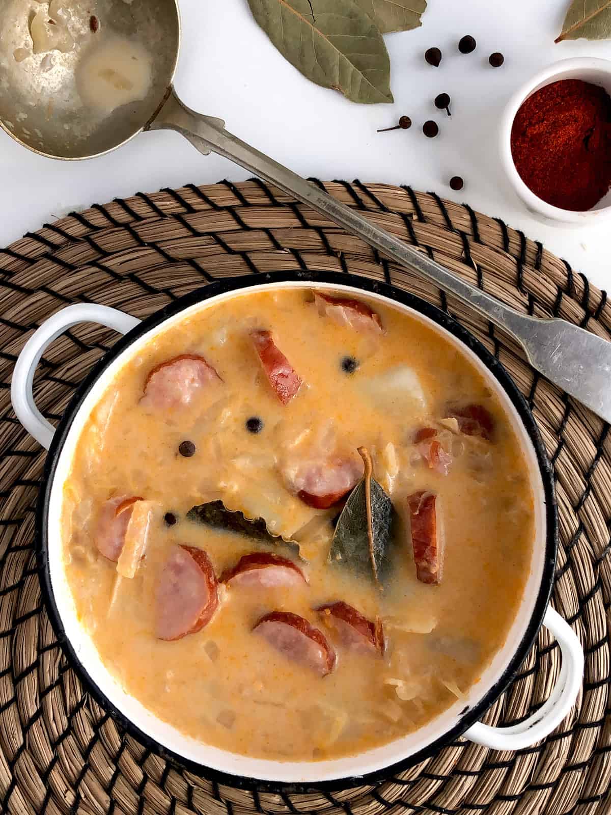 White Cabbage Soup With Sausage And Potatoes All Kitchen Colours