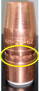 401-20-62 nozzles showing 8 jaw crimp