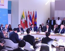 President Joko Widodo attended US-ASEAN Summit, on Monday (15/2), at 3.20 p.m. local time, at Sunnylands Center, California (Picture: Public Relations Office/Nia)