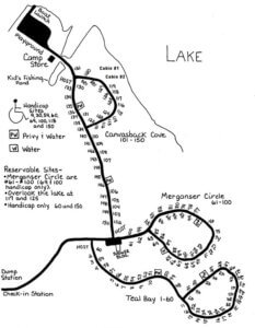 SHABBONA LAKE CAMPING REVIEW | GREAT GROUP CAMPING 2_2021 shabbona lake camping map