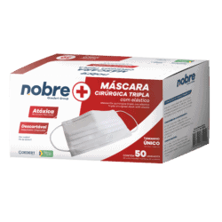 Máscaras cirúrgicas tripla Nobre/Goedert