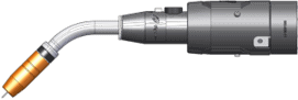 TA3 MIG Gun for FANUC 100iD Robot Model Image - side view