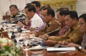 President Jokowi leads a Limited Meeting discussing the establishment of International Islamic University of Indonesia (UIII)