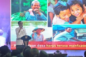 President meets with village facilitators at Froggy Field, Foresta Business District, Tangerang, Banten, Sunday (4/11) (Photo: PR/Jay)
