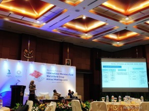 Workshop for Promoting 2018 International Monetary Fund-World Bank Annual Meeting at the office of Ministry of Finance on Thursday (6/9). (Photo by: Public Relations Division of Cabinet Secretariat/ Dhinda).