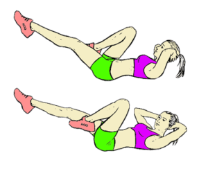 bicycle crunches 6 packs abs workouts exercises 