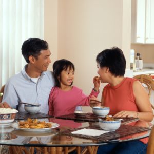 An example of a growing family in the right home.