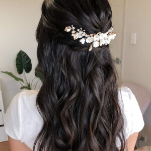 AVERY in Gold – Bridal Hair Comb