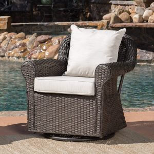 ELEGANT SWIVEL ROCKER PATIO CHAIRS FROM CHRISTOPHER KNIGHT