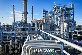 Large gas processing facility