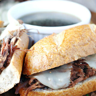 Slow Cooker French Dip Sandwiches
