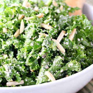 Kale and Almond Salad with Lemon and Parmesan