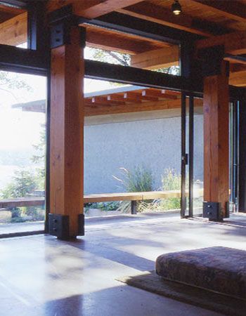 WOOD AND STEEL COLUMN PORCH DESIGN IDEAS