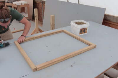 HOG WIRE DECK RAILING - 2X2 FRAME ASSEMBLY