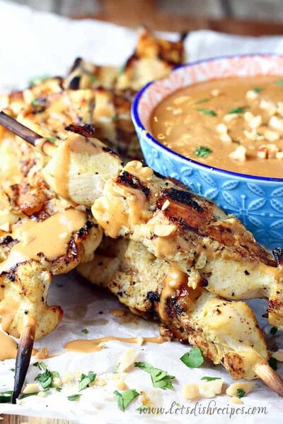 Grilled Chicken Satay — Let's Dish Recipes