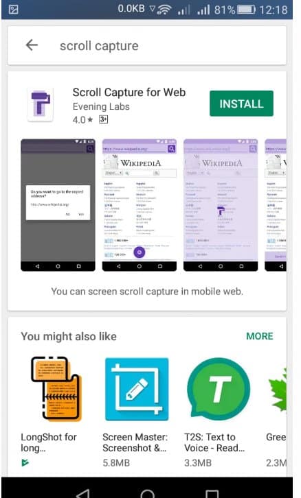 Cara screenshot Panjang DI HP Xiaomi, Oppo, Samsung, Vivo Dan Huawei 4 Aplikasi Screenshot Panjang