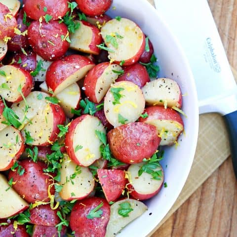 Greek Style Red Potatoes