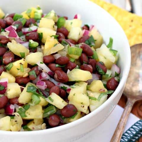 Pineapple Black Bean Salsa