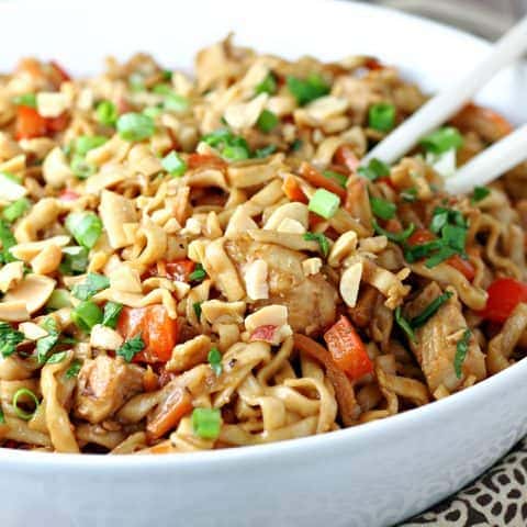 Easy Peanut Chicken Stir Fry