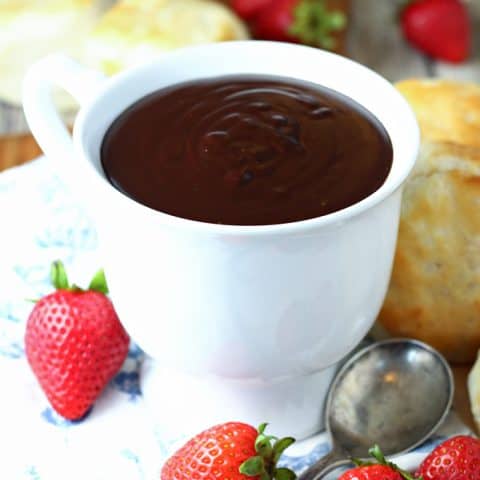 Chocolate Gravy with Biscuits