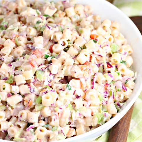 Coleslaw Pasta Salad