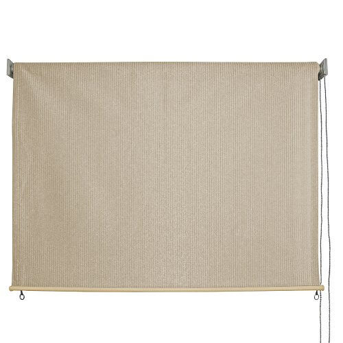 FABRIC ROLL UP PATIO SHADES