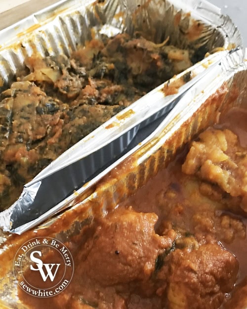 cold curry from the night before