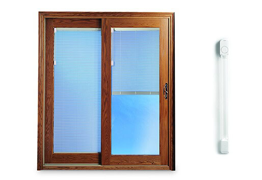 SLIDING PATIO DOORS WITH BUILT IN BLINDS STANDARD
